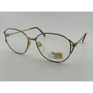 VINTAGE - Geoffrey Beene GB1072 56-15-140 Gold Metal Glasses Frames
